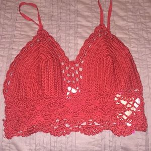 Crochet crop top
